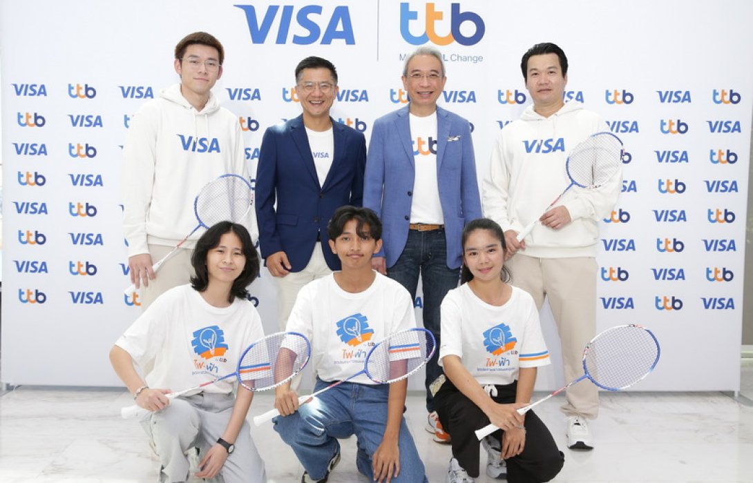 บัตรเดบิตวีซ่า ttb all free และวีซ่า ร่วมฉลองความสำเร็จ “วิว กุลวุฒิ” ฮีโร่เหรียญเงินโอลิมปิก 2024 เปิดตัวแคมเปญ Dare to Change ส่งต่อแรงบันดาลใจ จัดแบดมินตันบูทแคมป์ให้แก่กลุ่มเยาวชน
