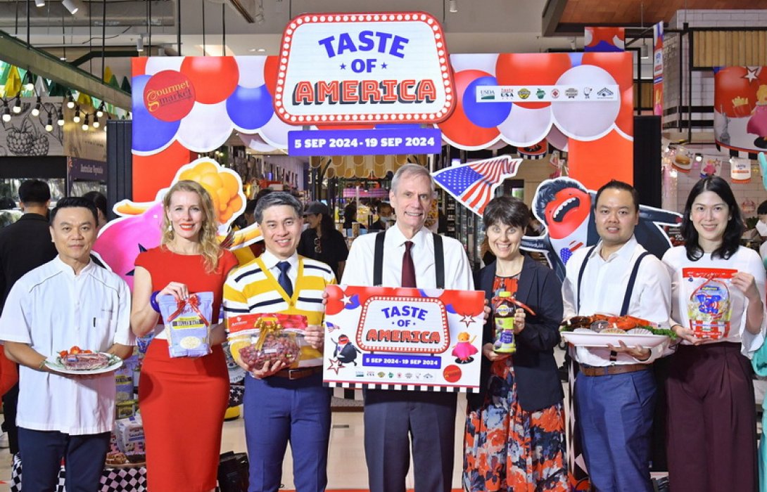 “กูร์เมต์ มาร์เก็ต” ชวนสัมผัสวัฒนธรรมอาหารอเมริกา ในงาน “Taste of America 2024” พาเหรดวัตถุดิบและผลิตภัณฑ์ U.S. คุณภาพ พร้อมเมนูอร่อยแบบจัดเต็ม