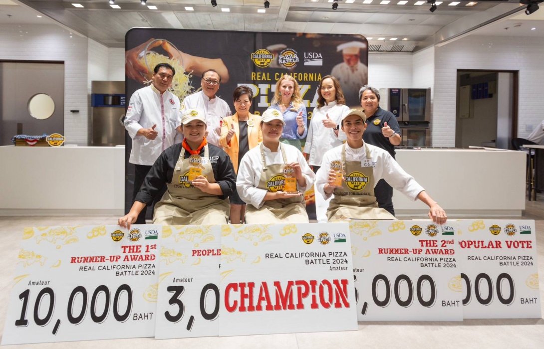 เรียล แคลิฟอร์เนีย มิลค์ ท้าทายเชฟรุ่นใหม่ใน “Real California Pizza Battle Thailand 2024” สู่ความสำเร็จระดับนานาชาติ ยกระดับพิซซ่าสัญชาติไทยสู่เวทีโลกที่ลาสเวกัส