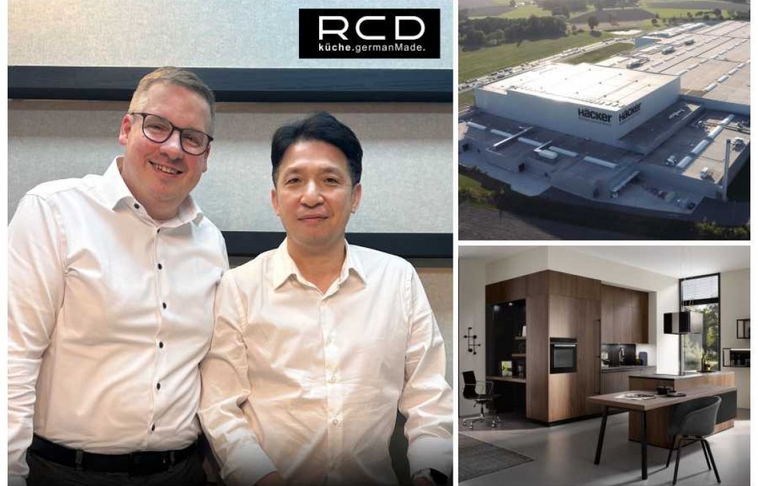 RCD ร่วมมือ Häcker โรงงานผลิตครัวที่ใหญ่ที่สุดในยุโรป ออกไลน์สินค้าใหม่ RCD küche.germanMade