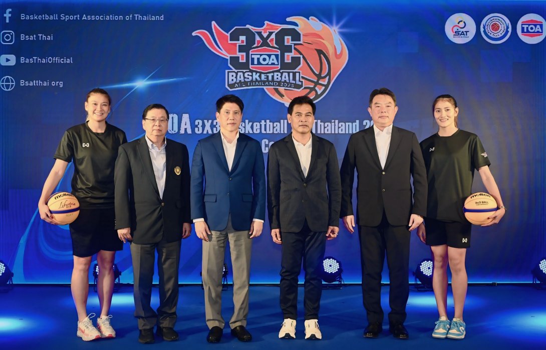 TOA จับมือสมาคมบาสฯ ระเบิดศึก ‘TOA 3x3 Basketball All Thailand 2025’ ต่อเนื่องปีที่ 3 