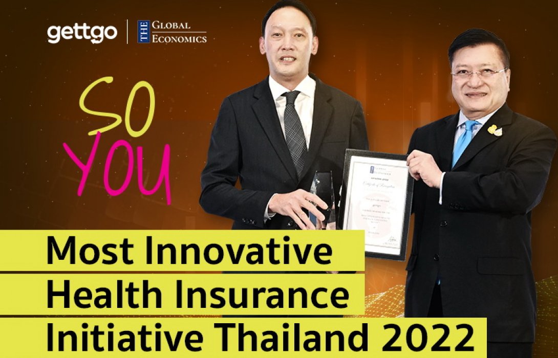 gettgo So You มาแรง! นำเทรนด์ประกันสุขภาพที่ออกแบบได้ตามไลฟ์สไตล์คุณ คว้ารางวัล Most Innovative Health Insurance Initiative Thailand 2022