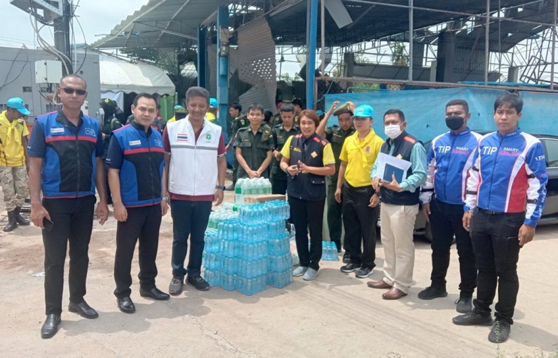 ทิพยประกันภัยห่วงใยผู้ประสบภัย ส่งทีมงานลงพื้นที่โกดังพลุระเบิด จ.นราธิวาส