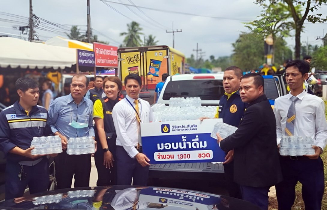 วิริยะประกันภัย รุดช่วยเหลือผู้ประสบภัยโกดังพลุระเบิด พื้นที่ อ.สุไหง-โกลก จ.นราธิวาส