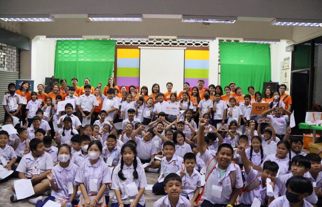 FWD ประกันชีวิต ร่วมกับ มูลนิธิจูเนียร์อะชีฟเม้นท์ ประเทศไทย ลงพื้นที่จัดเวิร์กช็อปส่งต่อความรู้ทางการเงินแก่เยาวชนโรงเรียนมหาวีรานุวัตร
