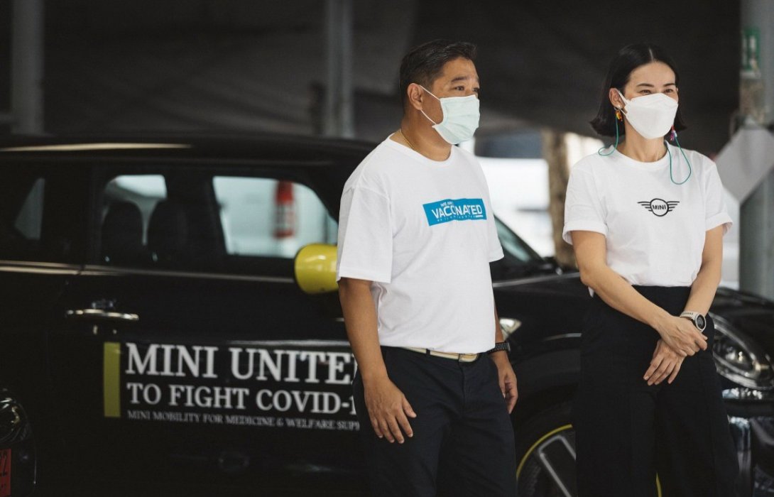 มินิประเทศไทยจับมือมิลเลนเนียมออโต้กรุ๊ปส่งความห่วงใยสู่ผู้ติดเชื้อโควิด-19