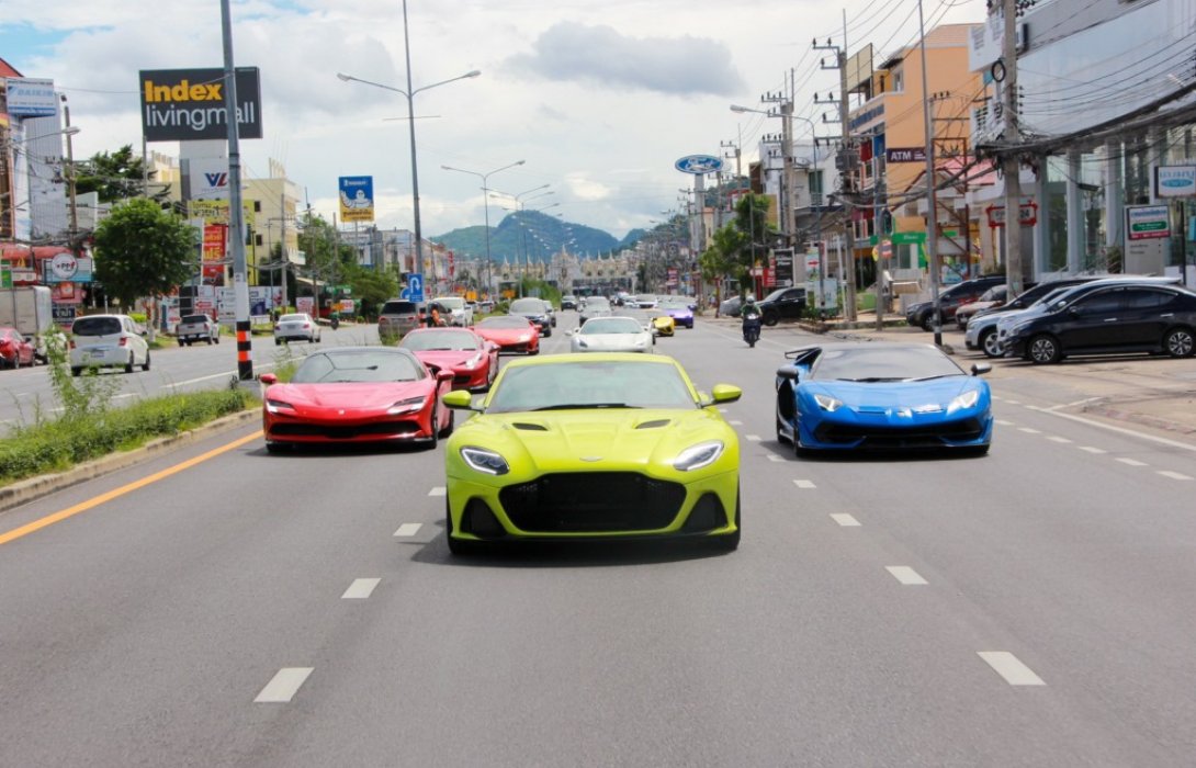 ASTON MARTIN BANGKOK ฉลองเปิดเมืองท่องเที่ยว นำกลุ่มซูเปอร์คาร์สุดเฟี้ยว เที่ยวหัวหิน 