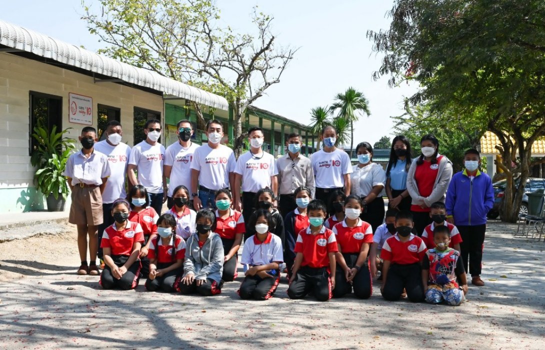 ต.สยาม เดินหน้าสานฝันเด็กไทยมอบอาคารเรียนอนุบาล โรงเรียนวัดบันไดม้า อ.ปากช่อง