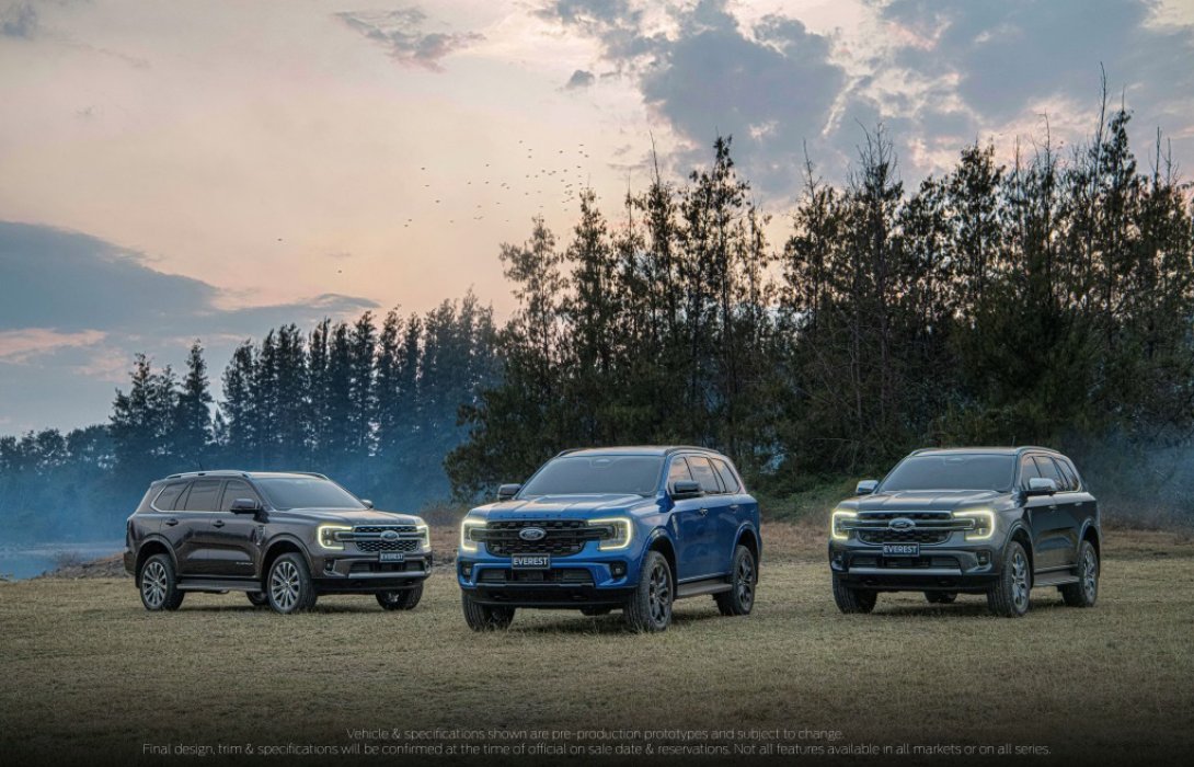 ฟอร์ด เอเวอเรสต์ เจเนอเรชันใหม่ ภายนอกแข็งแกร่งสะดุดตา   ภายในหรูหราเป็นส่วนตัว