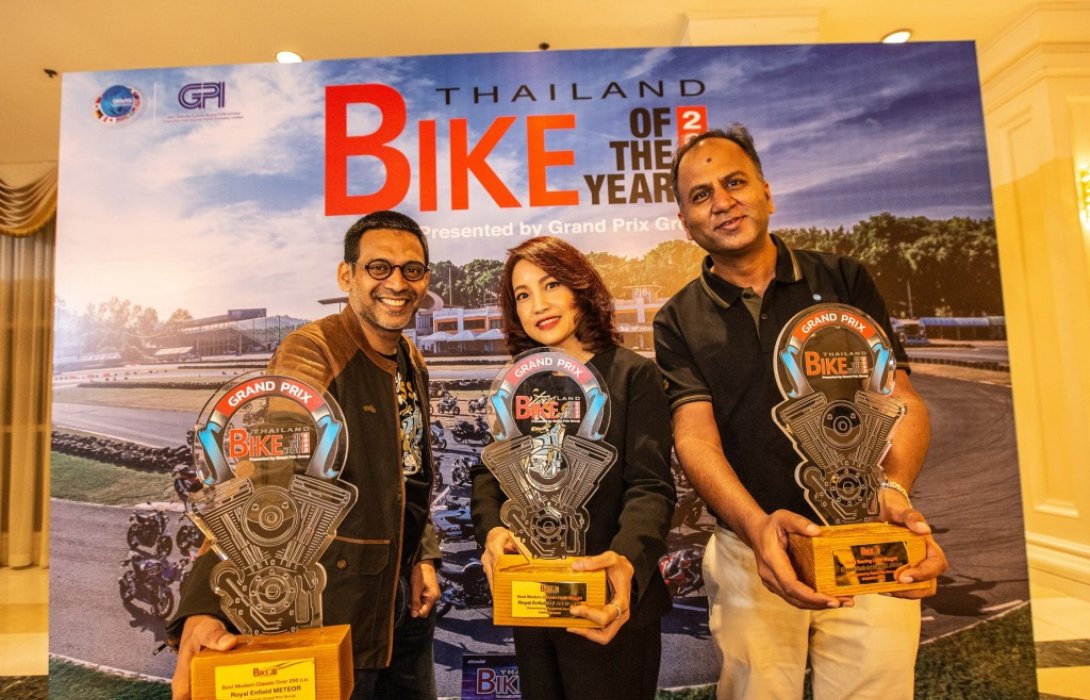 รอยัล เอ็นฟีลด์ รับมอบ 3 รางวัลอันทรงเกียรติแห่งปี ที่งาน BIKE OF THE YEAR 2022