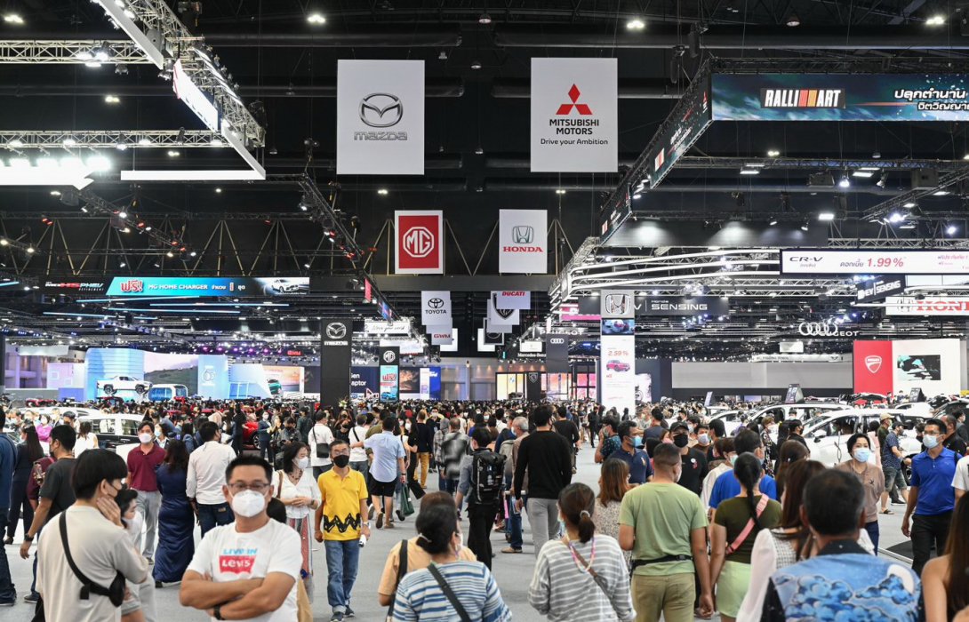 GPI ประเมินรายได้จัดงานมอเตอร์โชว์2022ปรับตัวเพิ่มขึ้น ผู้เข้าชมงานทะลุ 1.58 ล้านคน 