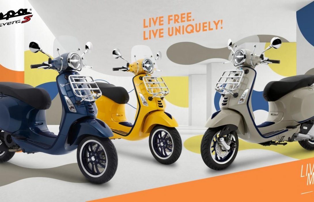 “เวสป้า”ยกทัพพรีเมี่ยมสกู๊ตเตอร์ถ่ายทอดสีสันแห่งอิสระผ่าน 4 รุ่น 8 เฉดสี