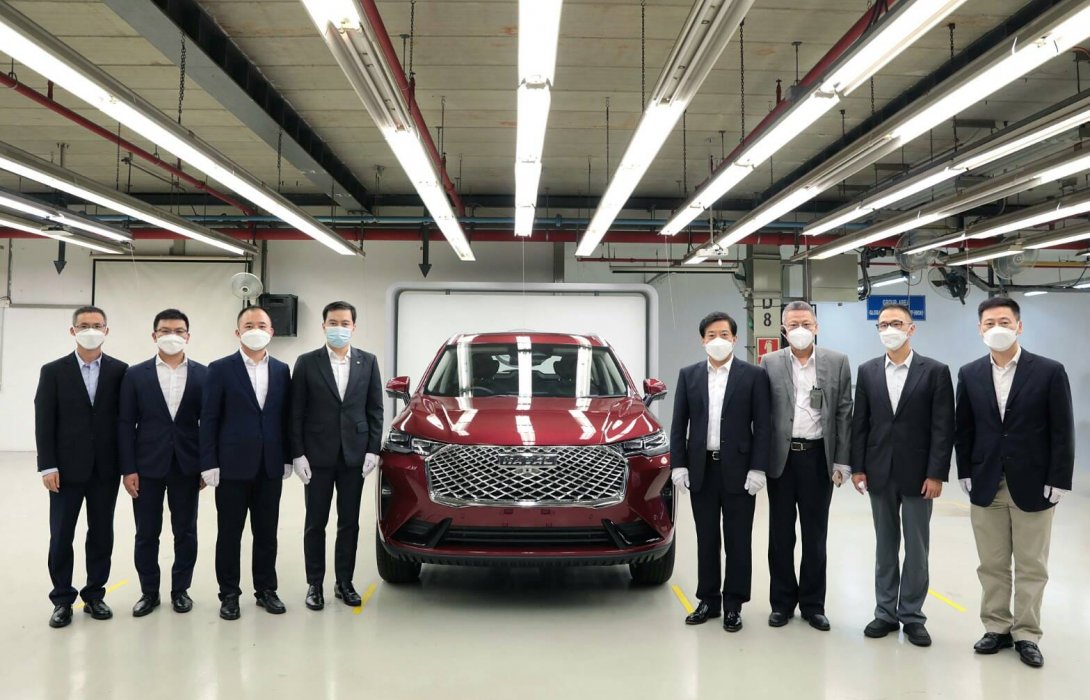 เกรท วอลล์ วอลล์ นำเอกอัครราชทูตจีน เยี่ยมชมโรงงานอัจฉริยะ จ.ระยอง ผลักดันไทย สู่ฐานผลิตยานยนต์พลังงานไฟฟ้าพวงมาลัยขวาในภูมิภาคอาเซียน