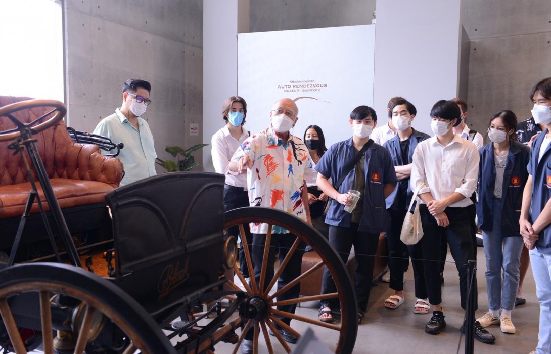 นิสิตวิศวะจุฬา เยี่ยมชม พิพิธภัณฑ์คนรักรถ