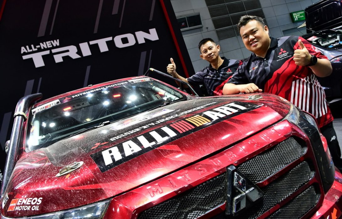 มิตซูบิชิ มอเตอร์ส ประเทศไทย ร่วมฉลองชัยชนะครั้งแรกของรถออล-นิว ไทรทัน แรลลี่คาร์ ทีมมิตซูบิชิ แรลลี่ อาร์ท คว้ารางวัลชนะเลิศประเภททีม จากศึกแรลลี่สุดหฤโหด “เอเชีย ครอสคันทรี แรลลี่ 2023” พร้อมจัดแสดงรถแข่ง ออล-นิว มิตซูบิชิ ไทรทัน ที่งาน Big Motor Sale 2