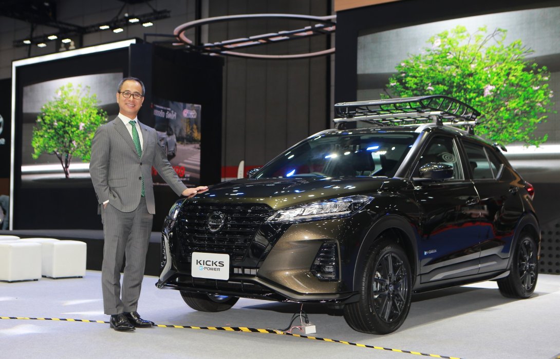 เปิดตัว นิสสัน คิกส์ อี-พาวเวอร์ สีสุดเทรนดี้ “ไทเทเนียม กากี” ในงานบิ๊ก มอเตอร์ เซล 2023