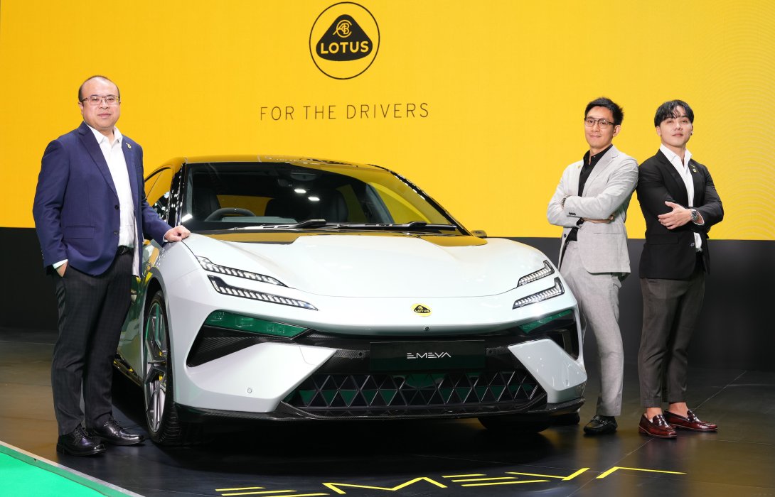 LOTUS CARS THAILAND เปิดตัว “LOTUS EMEYA” สปอร์ตซีดานไฟฟ้า 100% Dual-Motor ที่เร็วที่สุดในโลก เป็นครั้งแรก! ใน South East Asia เตรียมเดินหน้ารุกตลาด EV พรีเมียมสปอร์ตคาร์เต็มสูบ พร้อมยกทัพสปอร์ตหรู 2 รุ่นแฟล็กชิพ ร่วมโชว์ในงาน Bangkok International Motor 
