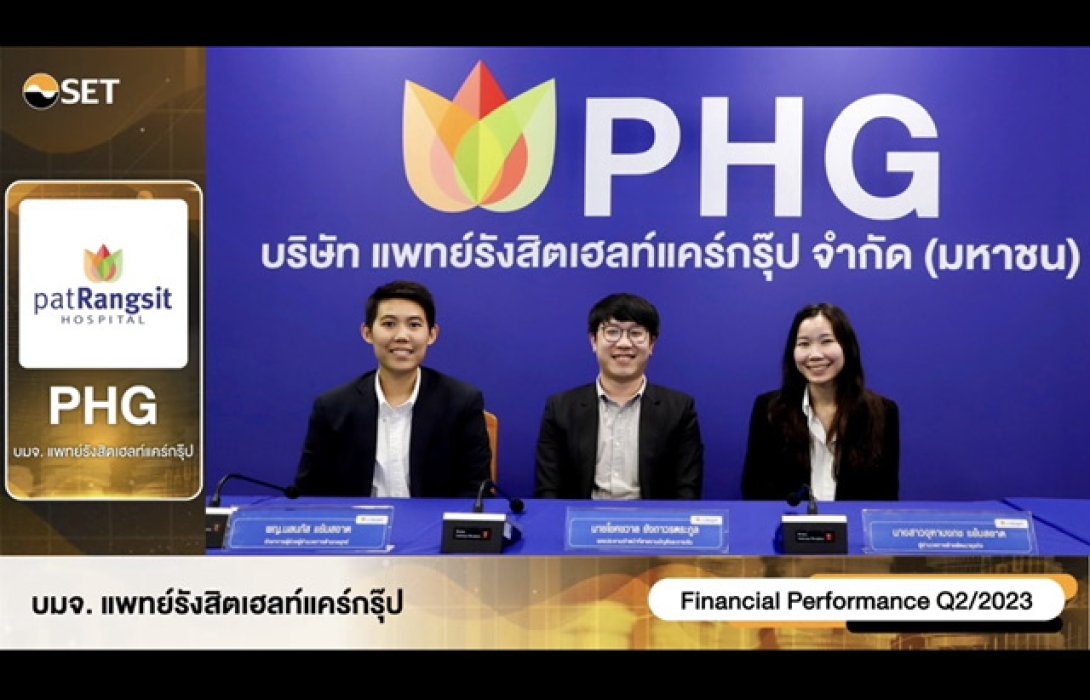 PHG ตั้งเป้ารายได้ปี 68 ทะลุ 2,600 ลบ. อัพยอดรับผู้ป่วยประกันสังคมแตะ 176,000 ราย