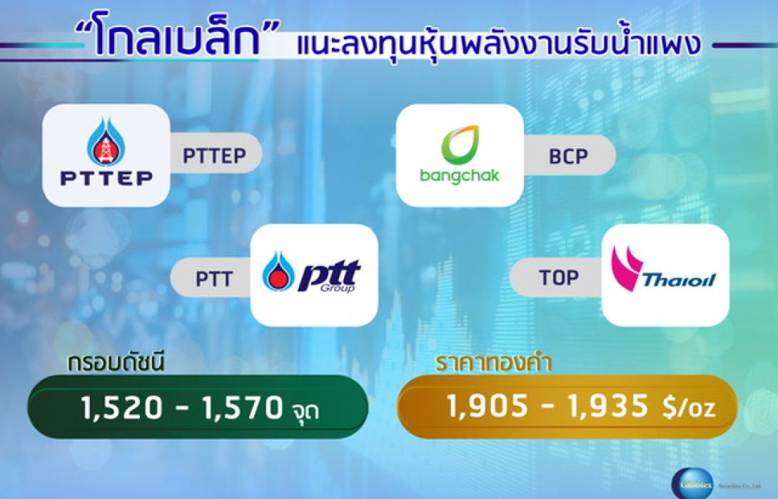 “โกลเบล็ก” แนะลงทุนหุ้นพลังงานรับน้ำแพง