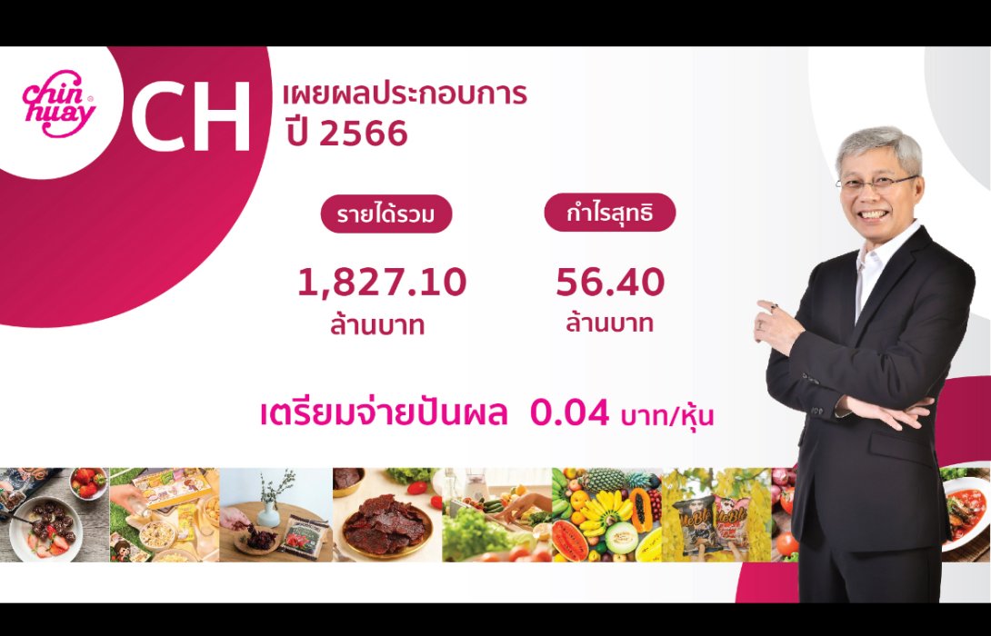 CH เดินหน้ารุกตลาดทั้งในและต่างประเทศแย้มข่าวดีเตรียมปันผล 0.04 บาท/หุ้น