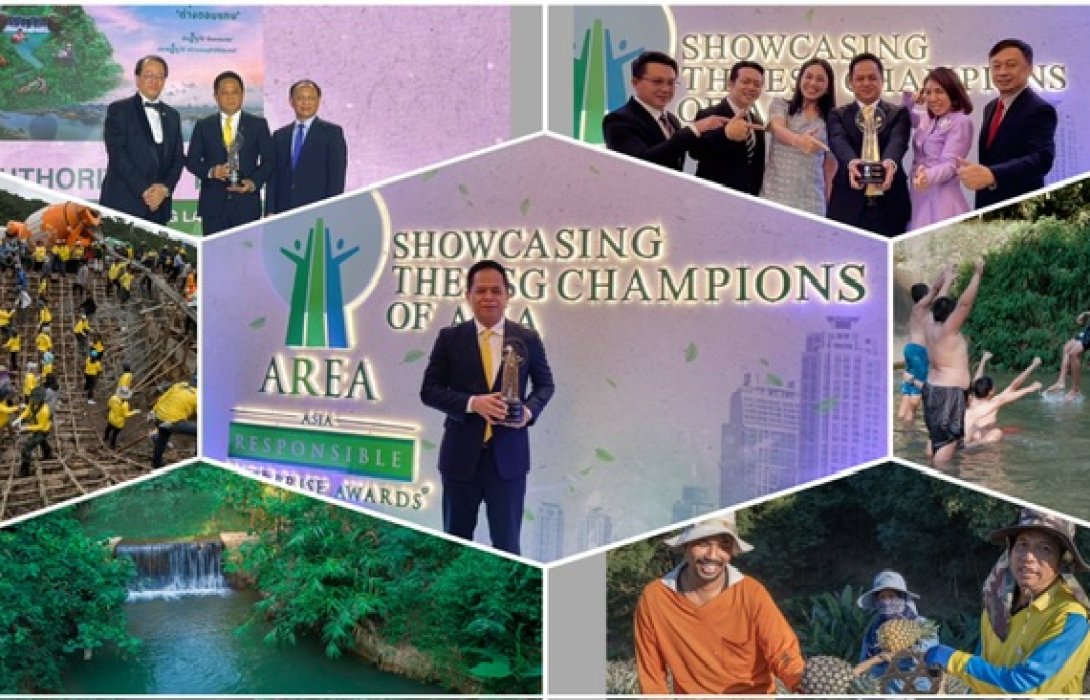 กทท. คว้ารางวัล Asia Responsible Enterprise Awards (AREA) 2023 ผลงานโครงการ “ฅน...เก็บน้ำให้แผ่นดิน”