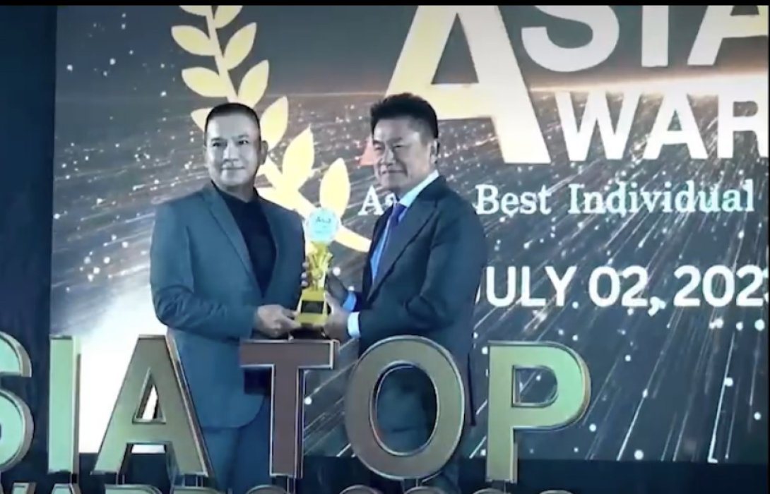 วศิน วรรณพฤกษ์ คว้ารางวัลผู้บริหารงานภาครัฐยอดเยี่ยมจากเวที Asia Top Awards 2023 สุดยอดบุคคลและองค์กรในระดับเอเชีย