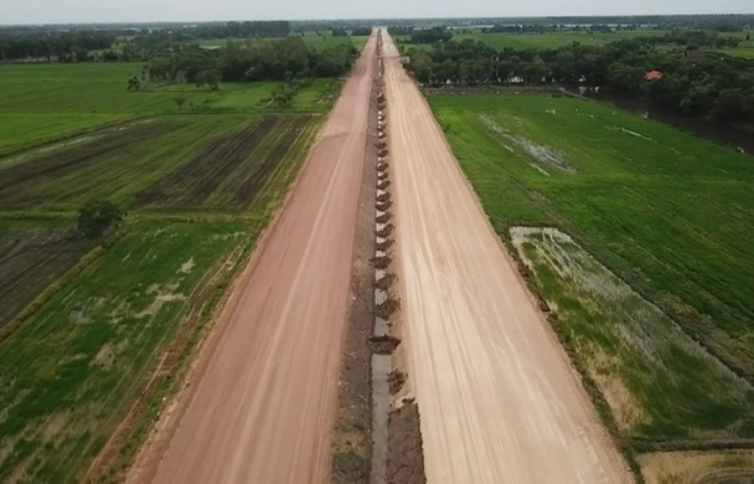 ทช.ทุ่มงบกว่า 1,800 ล้าน สร้างถนนเลี่ยงเมืองปราจีนบุรี คาดแล้วเสร็จปีหน้า