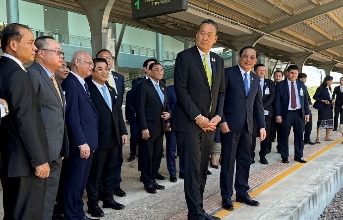 สพพ. เข้าร่วมพิธีเปิดสถานีรถไฟเวียงจันทน์ (คำสะหวาด)