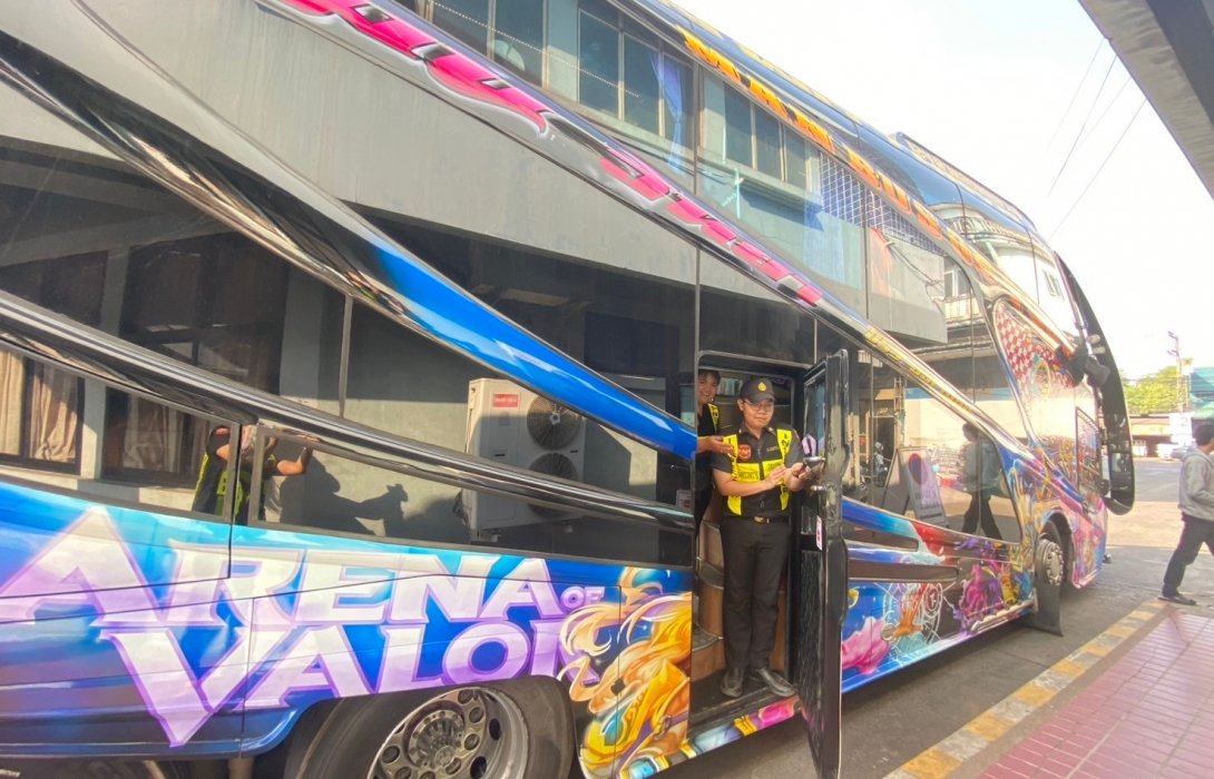 กรมการขนส่งทางบก เผยภาพรวมเดินทางปีใหม่ 10 วัน ตรวจรถโดยสารสาธารณะทั่วประเทศ 150,000 คัน พบรถบกพร่อง5 คัน