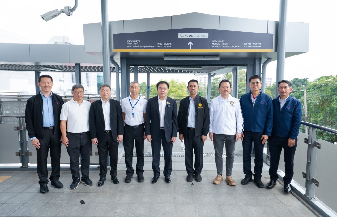 “สุรพงษ์” เปิดทางเดินเชื่อม (Skywalk) รถไฟฟ้ามหานคร สายนัคราพิพัฒน์ (สายสีเหลือง) – ศูนย์การค้าซีคอนสแควร์ อย่างเป็นทางการ