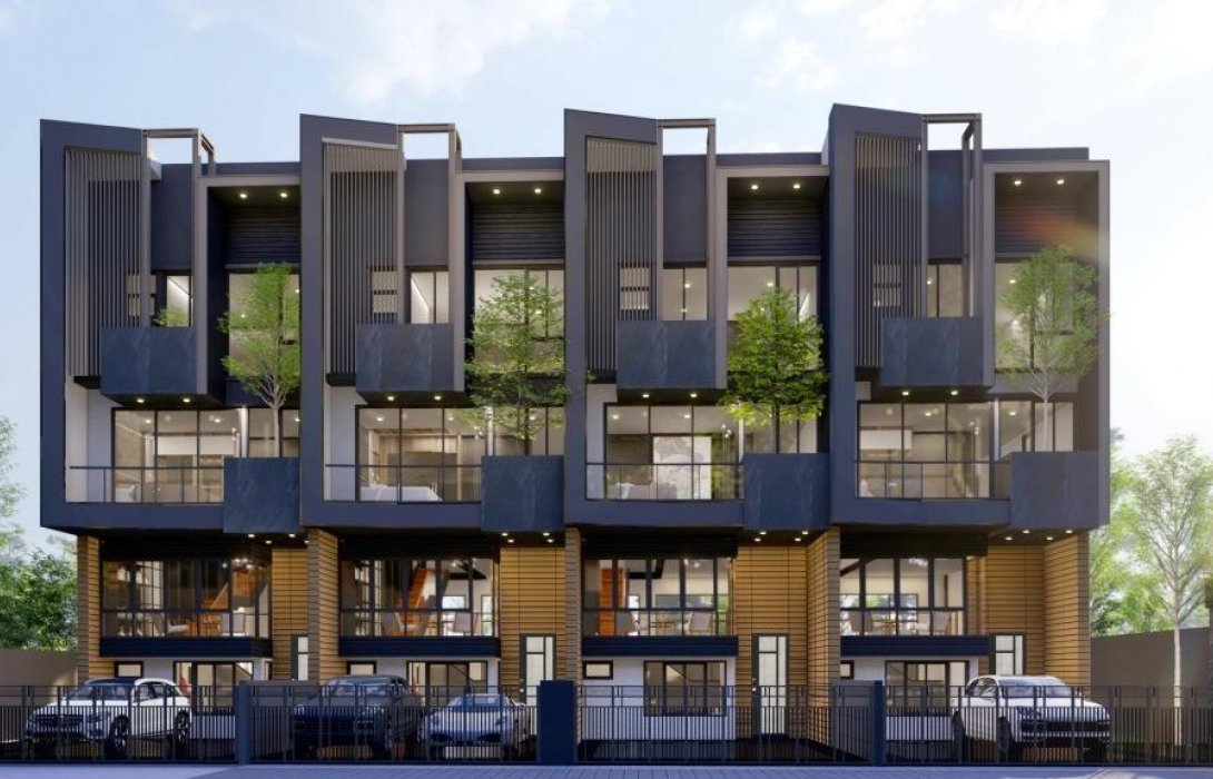 The Eight จตุจักร - รัชดา โครงการใหม่จาก G-Land Propertyบ้าน 3.5 ชั้น สไตล์โมเดิร์น 
