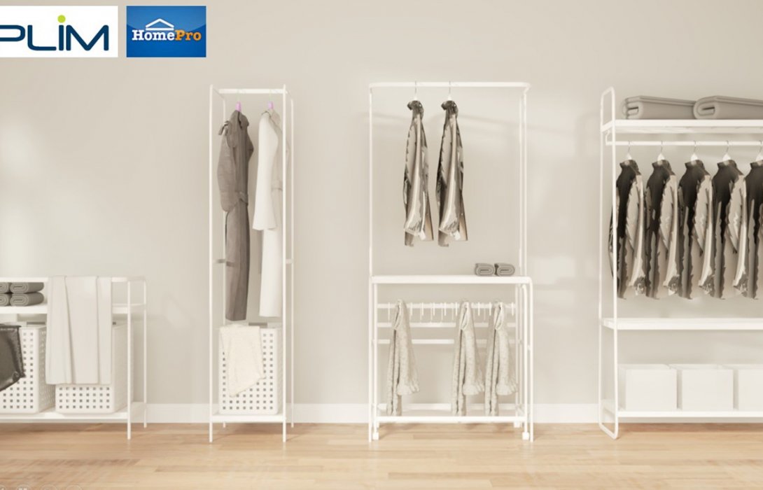 ราวแขวนผ้า พร้อมชั้นวางอเนกประสงค์ของใช้ในบ้านที่ทุกบ้านต้องมี ใช้ได้ทุกที่ในบ้าน