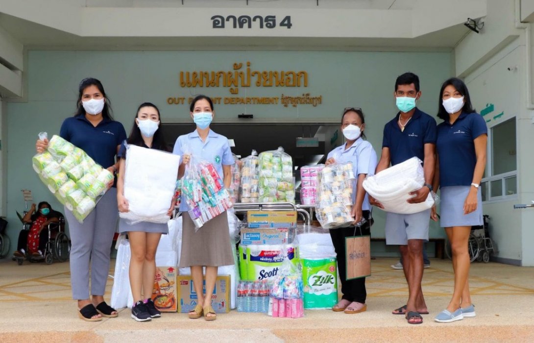 เดอะ รีสอร์ท วิลล่า ร่วมสนับสนุนโรงพยาบาลแกลง