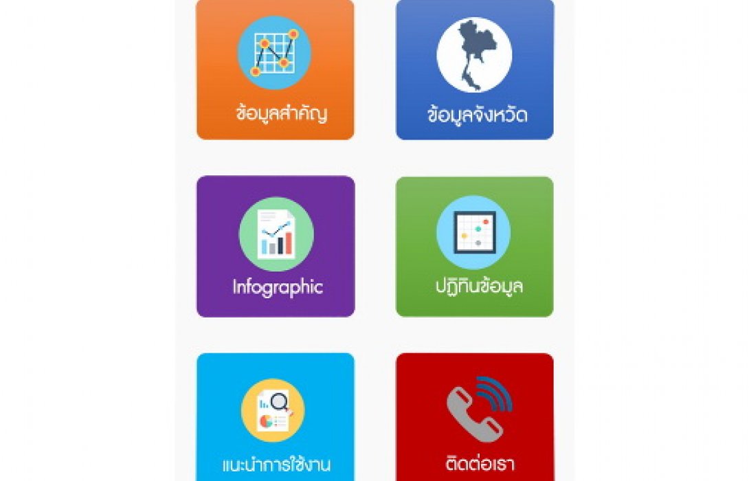 เปิดตัว “THAI STAT” แอพฯรวมข้อมูลสถิติเข้าถึงง่าย