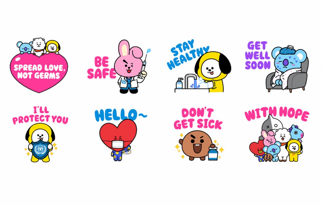 LINE และสถาบันวัคซีนนานาชาติ ปล่อยสติกเกอร์ BT21 ร่วมสมทบทุนและส่งเสริมการพัฒนาวัคซีนระดับโลก