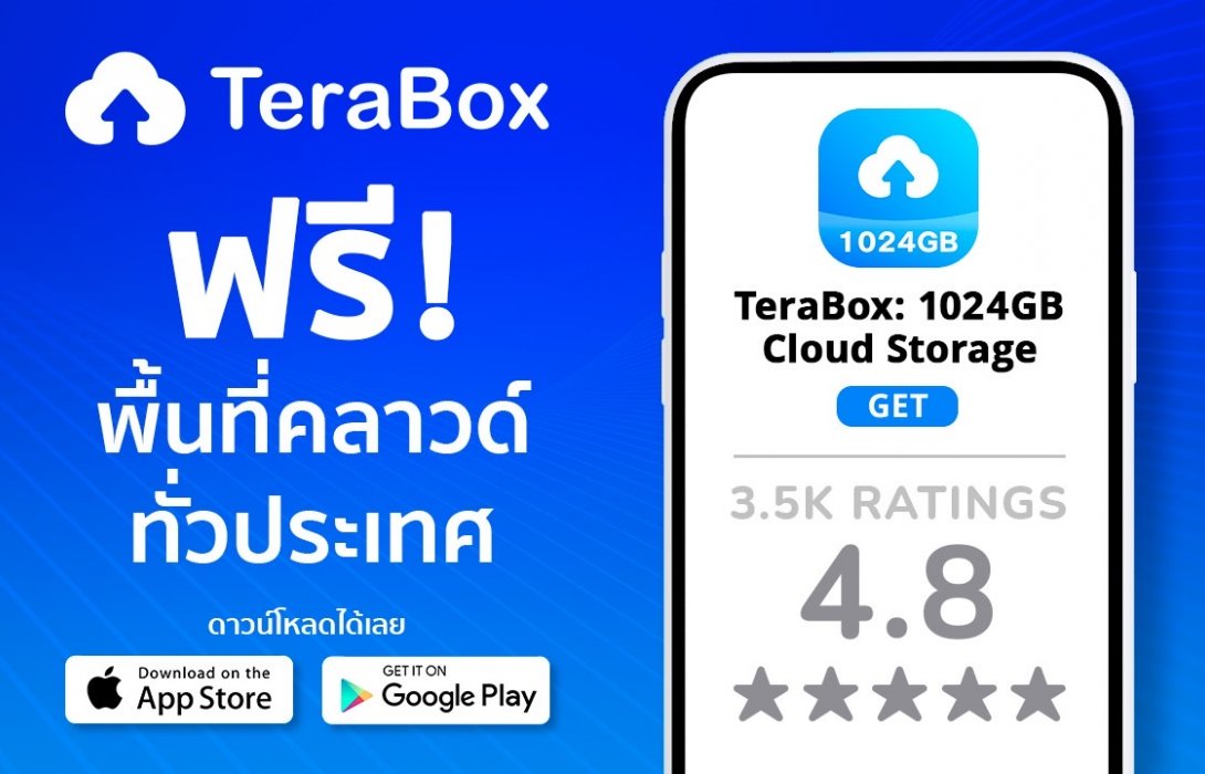 “Terabox” ให้พื้นที่คลาวด์ ฟรี! หนุนประสิทธิภาพการเรียนออนไลน์ พร้อมเดินหน้าต่อยอดพันธมิตรทางธุรกิจ