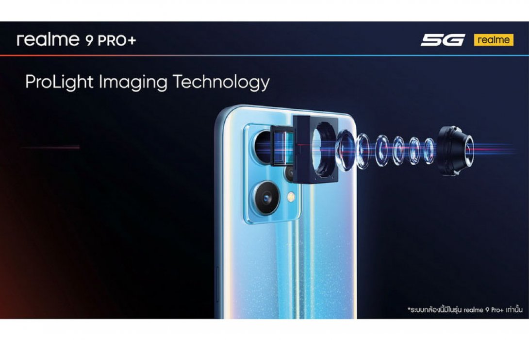 realme มอบประสบการณ์ขั้นสุดกับกล้องระดับแฟล็กชิปใน realme 9 Pro+ กับเทคโนโลยี “ProLight Imaging Technology” เซ็นเซอร์ Sony IMX766, ระบบกันสั่นคู่ และ AI ลด Noise อย่างชาญฉลาด